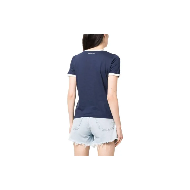 SPORTY & RICH Wellness Club Motif print T shirt-3