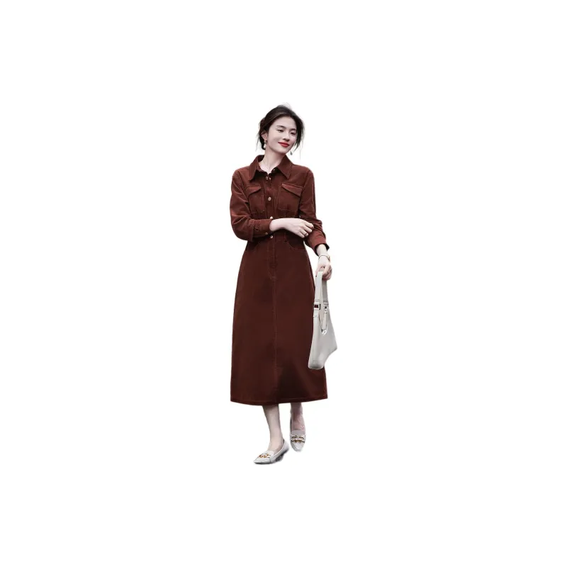【dme】 Long Sleeved Dress Women's-3