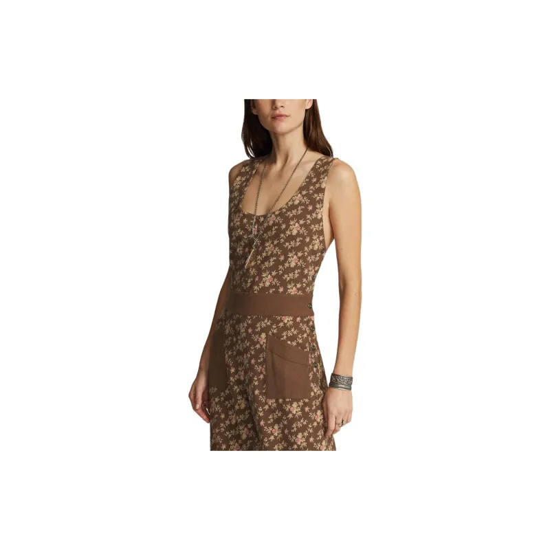 DOUBLE RL SS24 Overalls Women's Umber-3