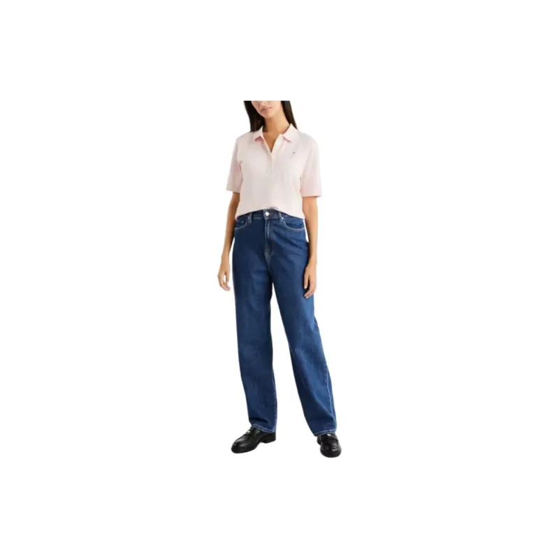 Tommy Hilfiger Polo Shirt Women's Pink-1