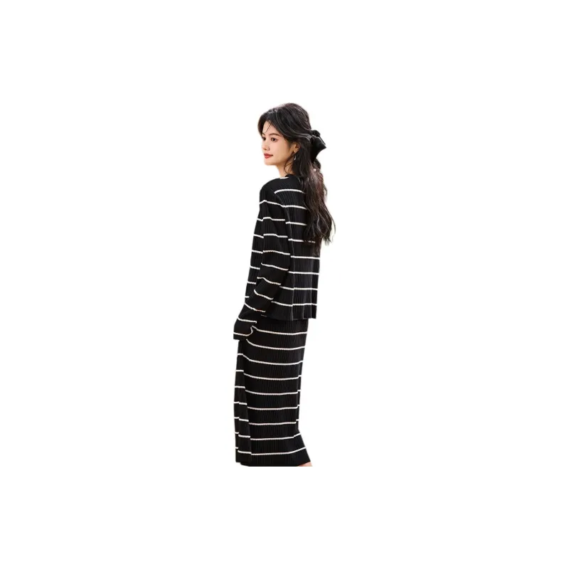 Emodues Skirt Set Women's Black-2