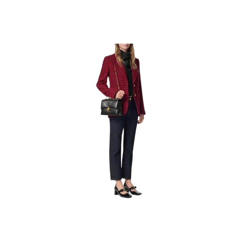 VERSACE Mix Cady Blouse 'Black'-3