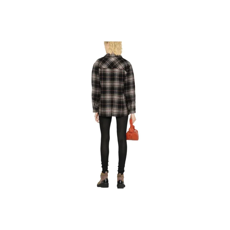 ISABEL MARANT ETOILE Every Checked Padded Jacket-2