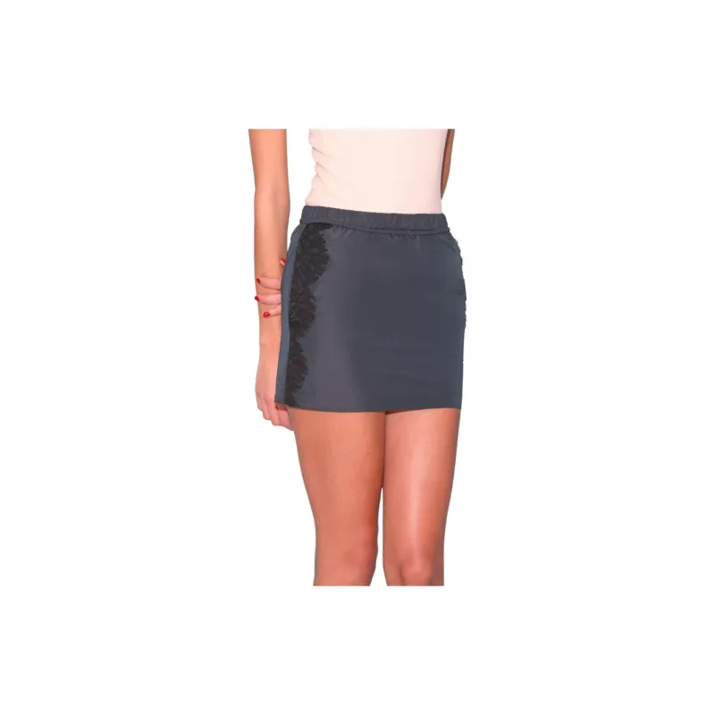 Fleur Du Mal Nylon Mini Skirt-2