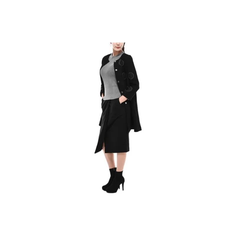 EMPORIO ARMANI Coats Women's Black-6