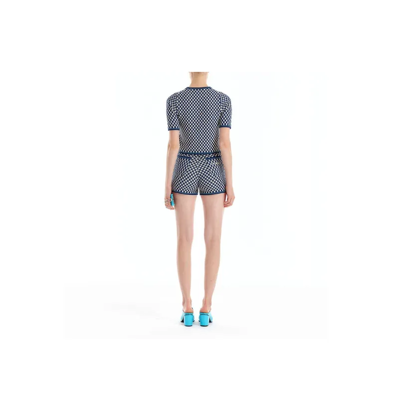 EENK Crop Tops Women's Navy-1