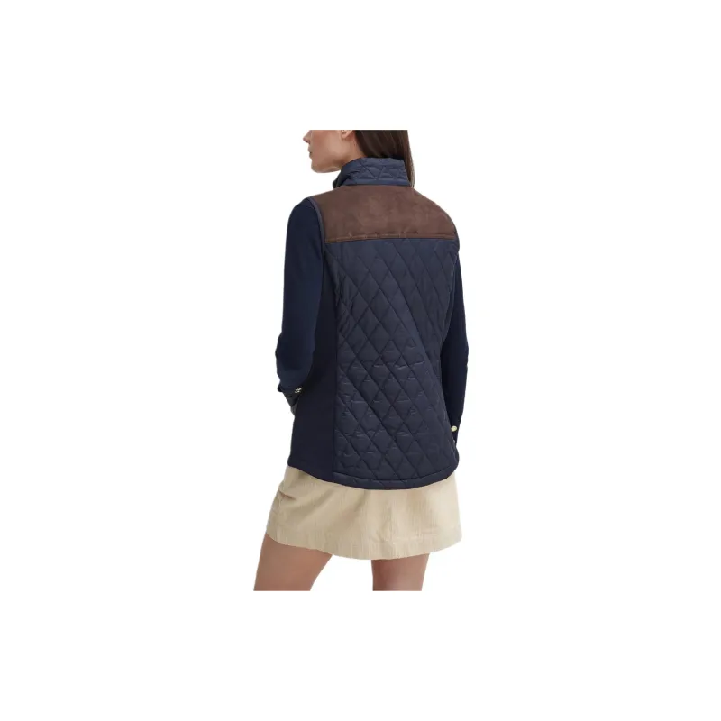 BARBOUR SS24 Puffer Jacket Women's Marine Blue-4
