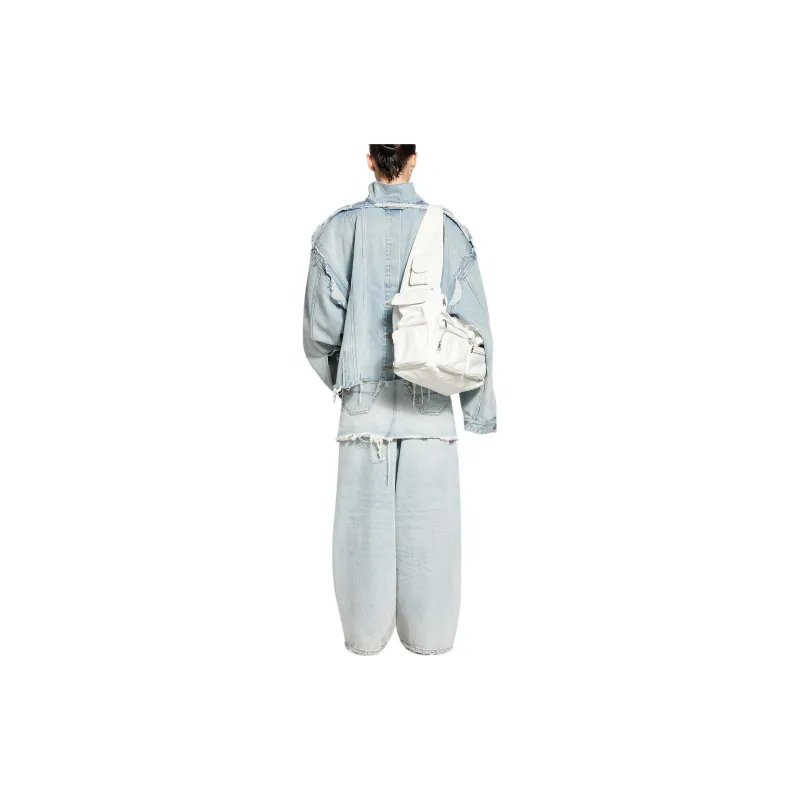 Balenciaga Denim Jacket Women's Blue-3