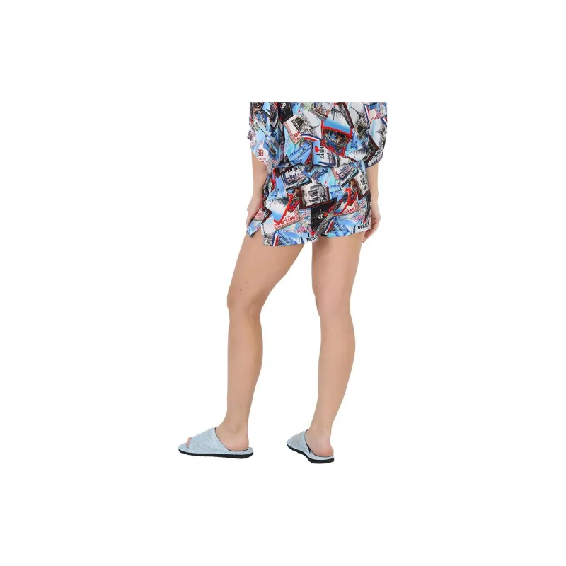 Balenciaga Casual Shorts Regular Women's Blue-4