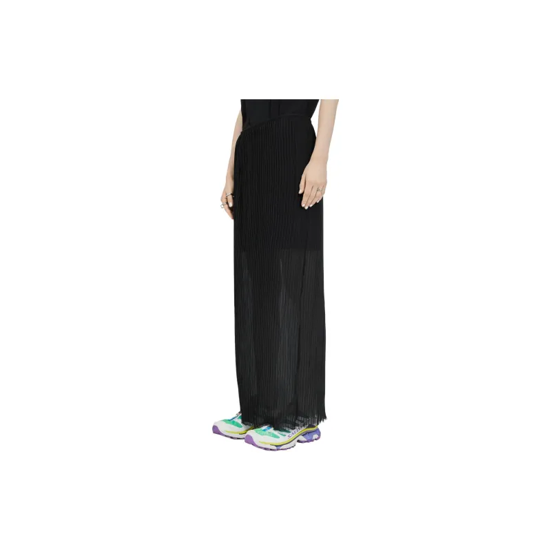 MM6 Maison Margiela Pleated Maxi Skirt-4