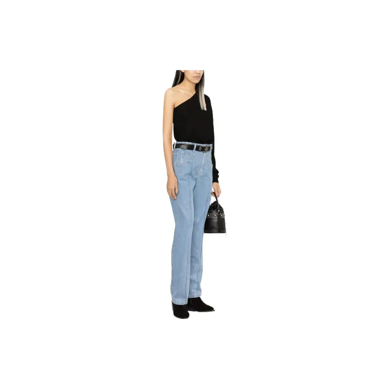 ISABEL MARANT Logo Patch Nadege Jeans-3