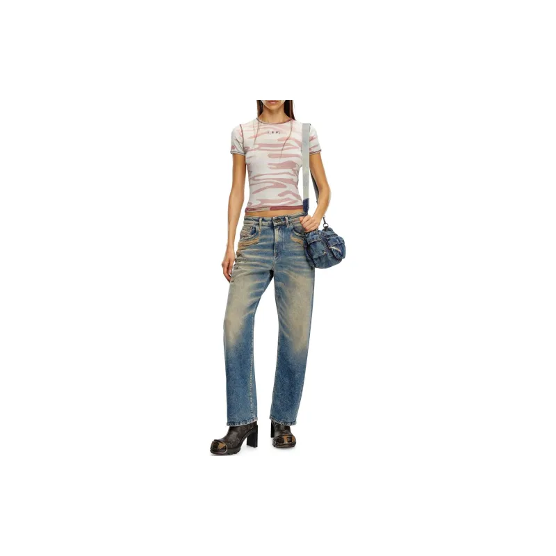 DIESEL Camouflage-pattern Cotton T-shirt-2