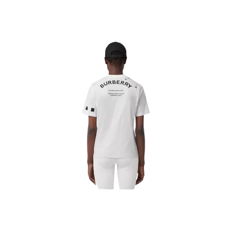 Burberry Constellation Print T shirt White-1