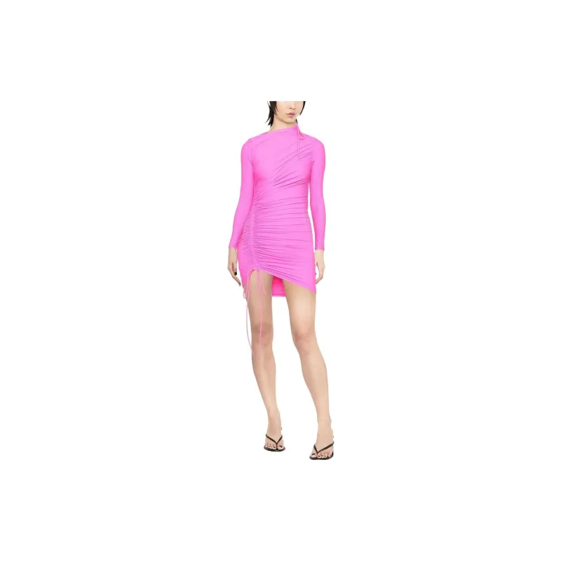 Balenciaga Mini Dress 'Fluo Pink'-1