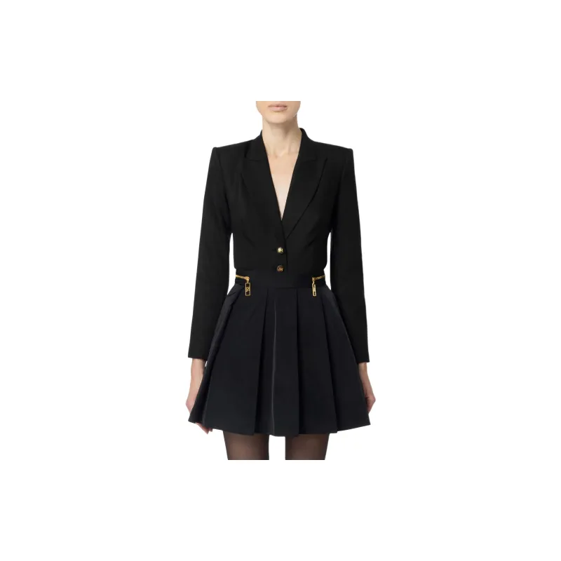 Elisabetta Franchi Long-sleeve Blazer Bodysuit-1