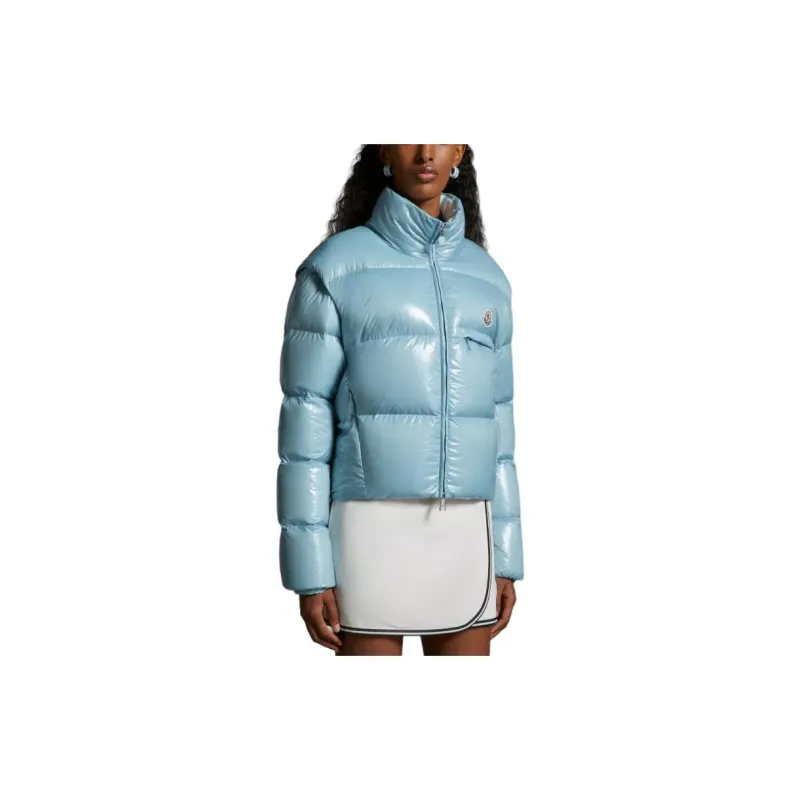 Moncler Down Jacket Women's Light Blue-3