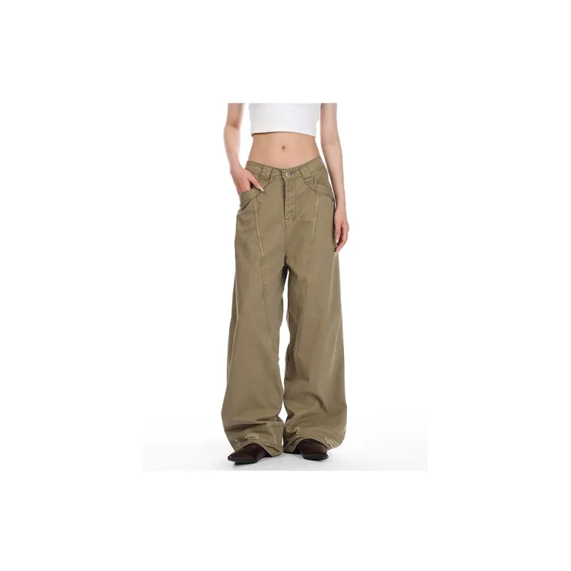 VINMUK Jeans Women's Khaki-4