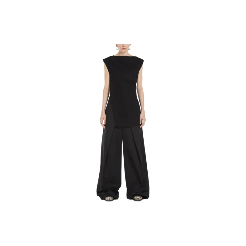SportMa Marat Sleeveless Waterproof Gabardine Tunic Shirt Women's Black-1