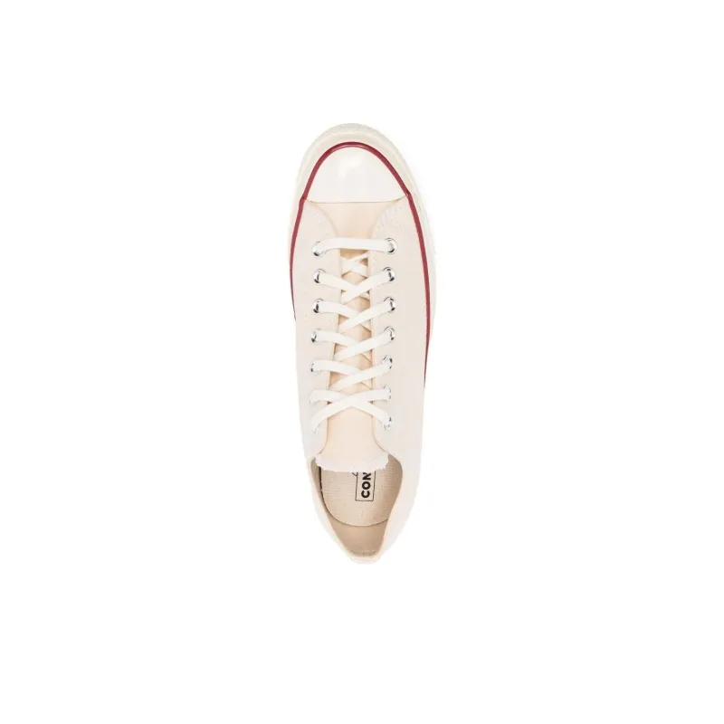 Converse Chuck 70 Anti Slip Wear Resistant Low Top Skateboard Shoes Women's White-4