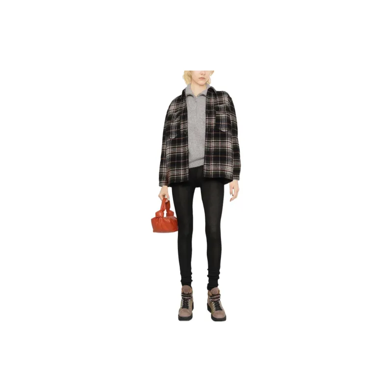 ISABEL MARANT ETOILE Every Checked Padded Jacket-1