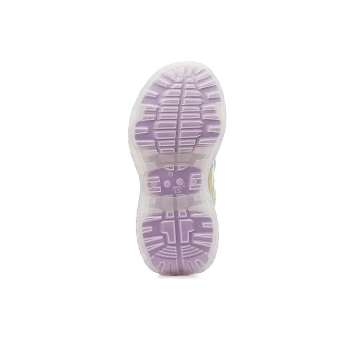 KAPPA KIDS Slip Resistant, Abrasion Resistant, Breathable, Lightweight Kids Lifestyle Shoes White Purple Kids'-5