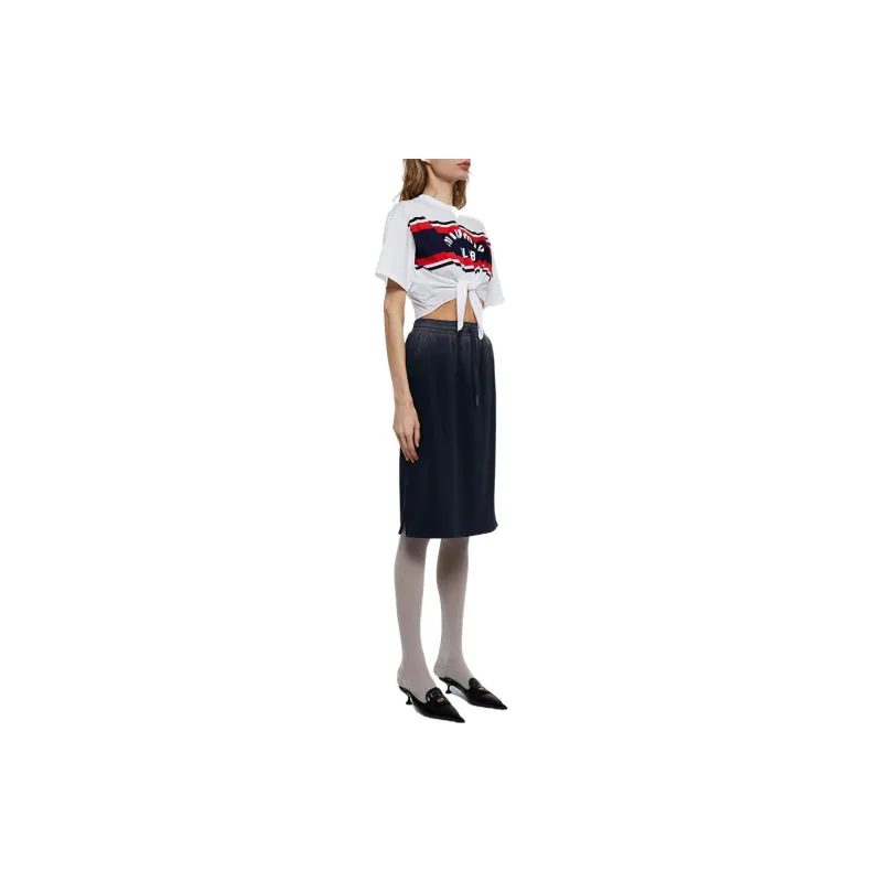 MIU MIU Casual Long Skirts Women's Gray-3