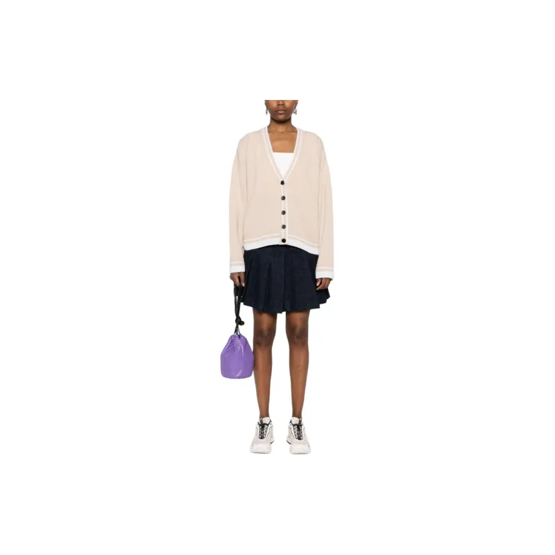 MSGM Embroidered logo Cardigan-3