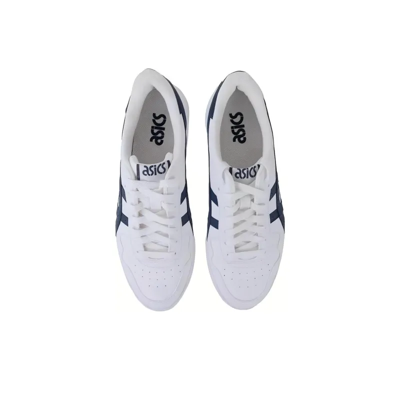 Asics JAPAN S Durable Breathable Low-Top Skateboard Shoes Men's White Black-3