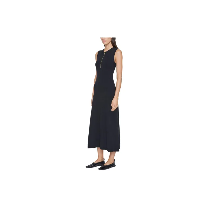 Anna Quan Jennie Ribbed-knit Midi Dress-2