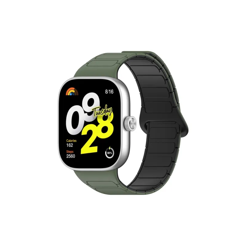 Watchbond Compatible With Xiaomi 9 Pro/8 Pro Xiaomi Compatibility Watch Band All Silicone Material-0