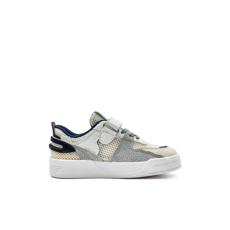 KAPPA KIDS Kappa Low Top Kids' Skateboarding Shoes Beige White Blue Kids'-1