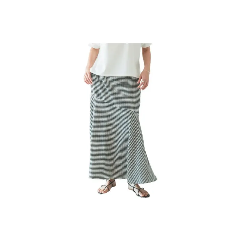 Beams Casual Long Skirts Women's Black-2