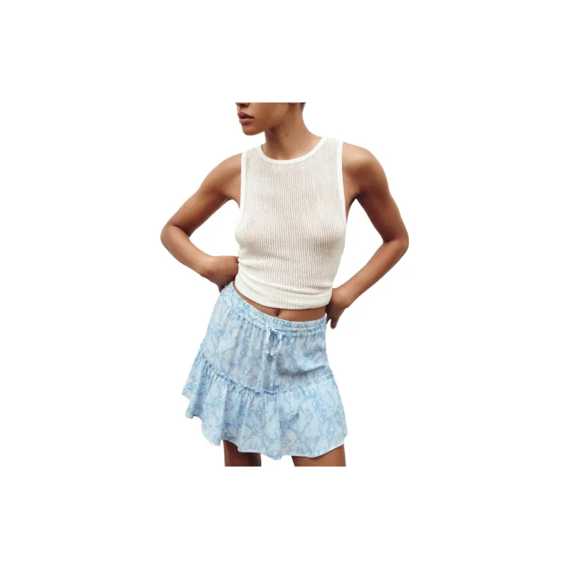 ZARA Casual Shorts Women's Blue-2
