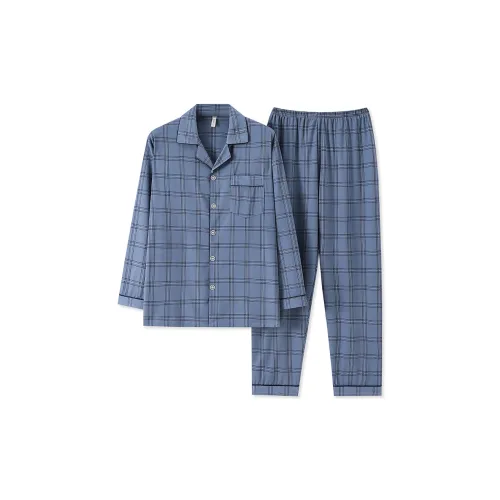 MADALLO Pajama Set Men's Navy Blue