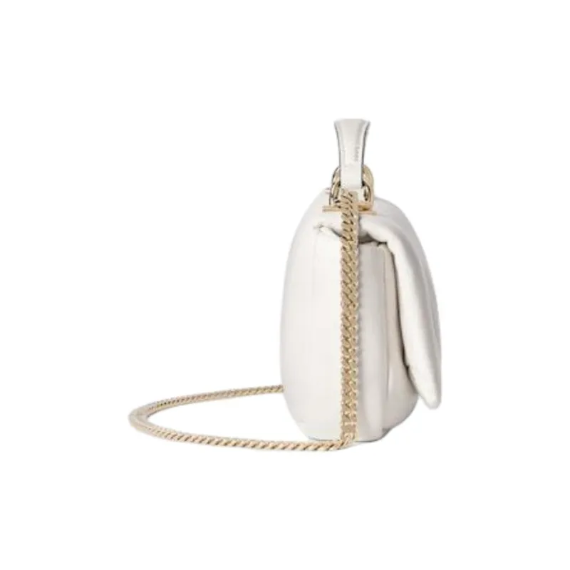 GUCCI Leather Shoulder Bag, Crossbody Bag, Handbag Mini Women's White-2