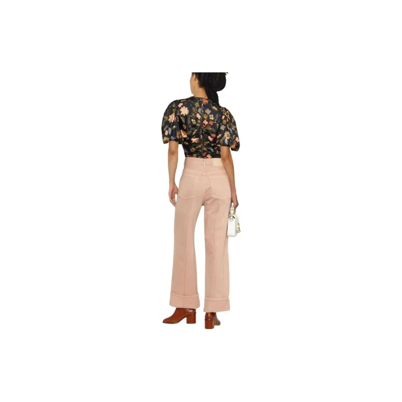 Ulla Johnson High rise Wide leg Trousers-1
