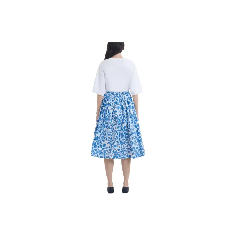 MARNI Floral print Poplin Skirt-3