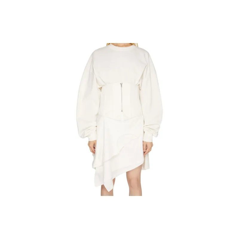 Acne Studios Layered Asymmetric Mini Dress-2