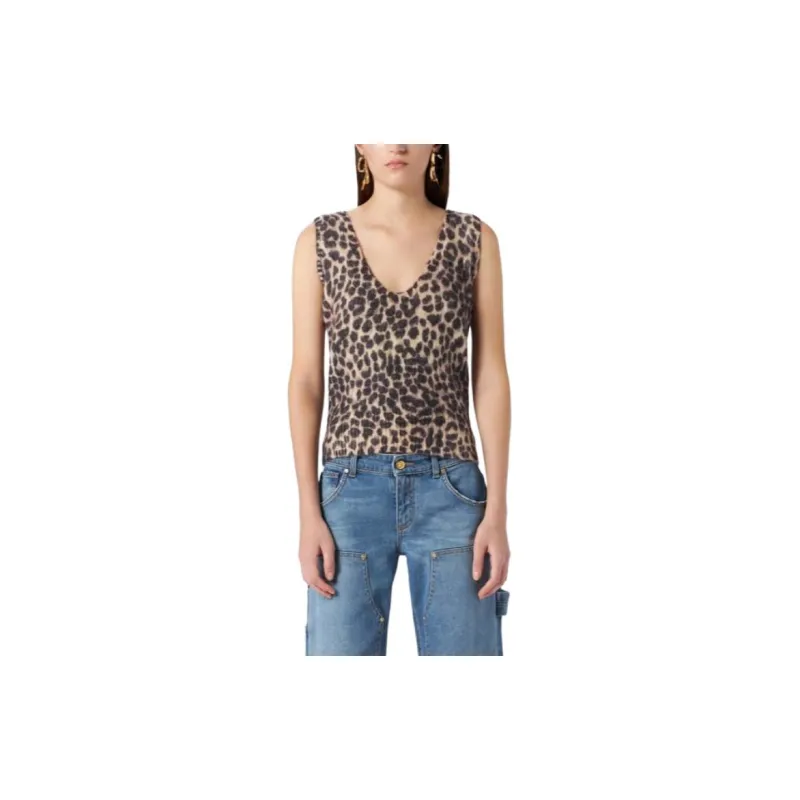 Blumarine Leopard print Tank Top-2