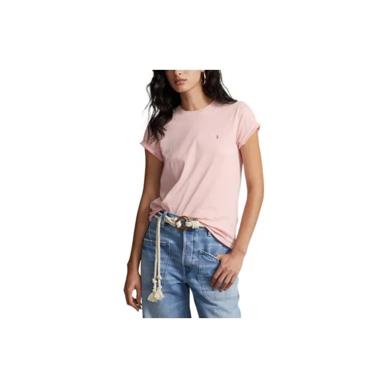 Polo Ralph Lauren SS23 Regular T Shirt Women's Pink-2