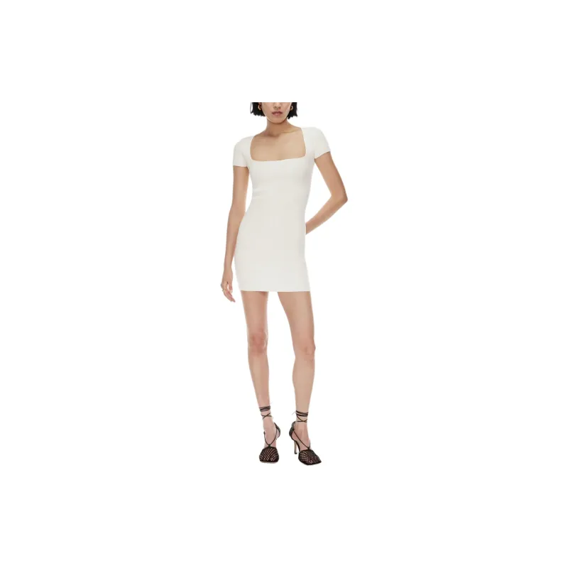 ARITZIA Babaton Emerge Dress Short-Sleeved Dresses Women's Heather Birch/Heather Birch-4