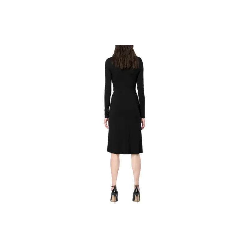 PINKO Long Sleeved Dress Women's Black-3