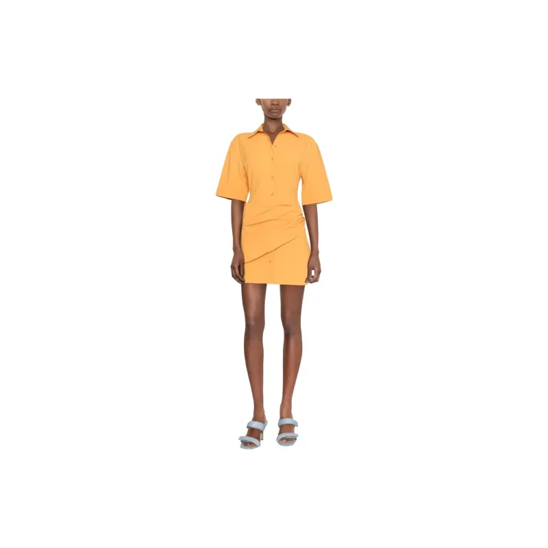 Jacquemus La Robe Camisa 'Orange'-1