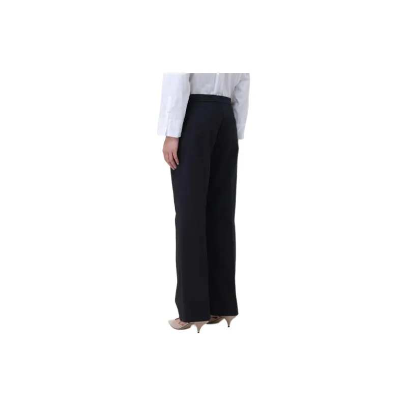 'S MAX MARA High Waist Straight Leg Pants-3