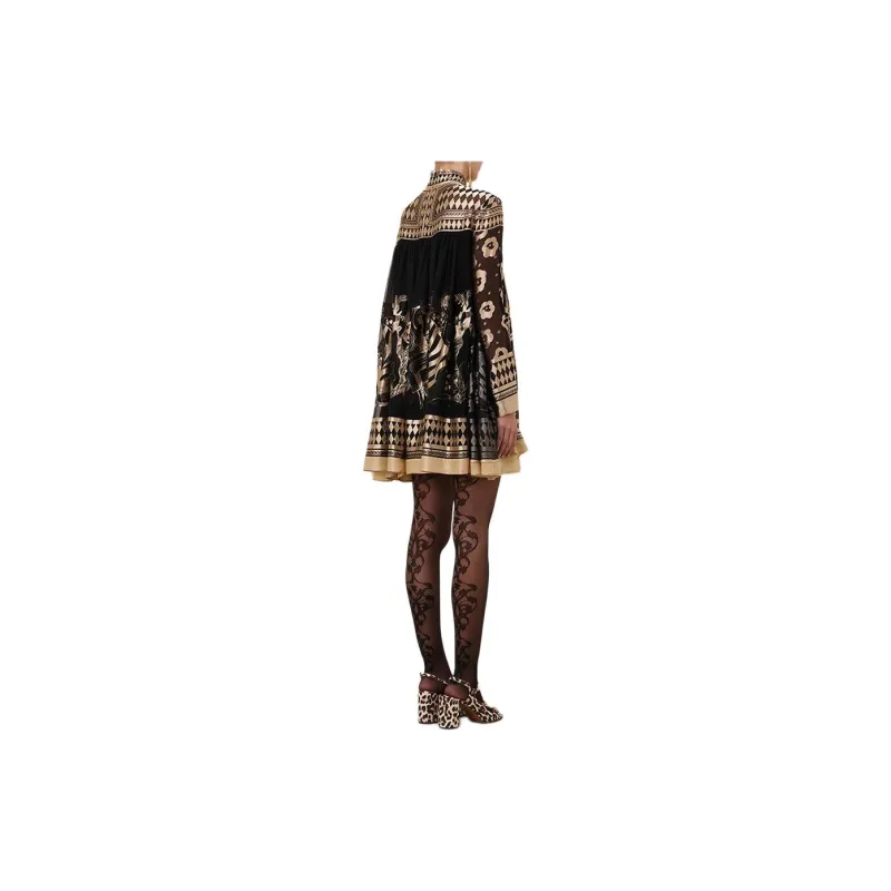 Zimmermann Illustration Otto Mini Crepe Dress-3