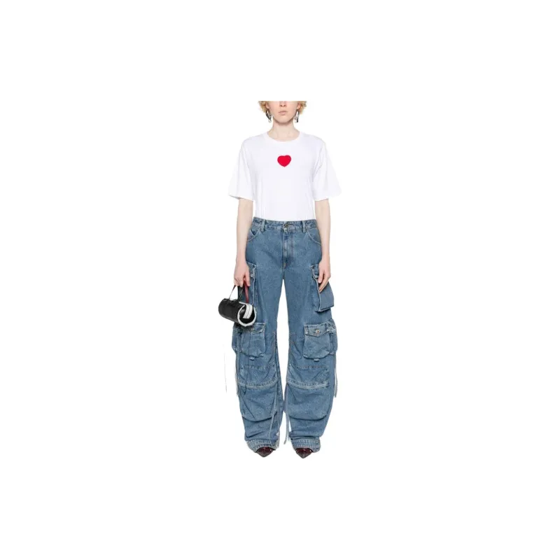 DSQUARED2 Heart patch Cotton T shirt-1