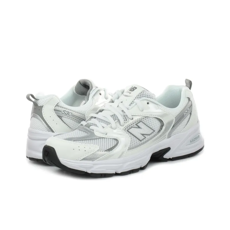 New Balance 530 White Silver GS-4