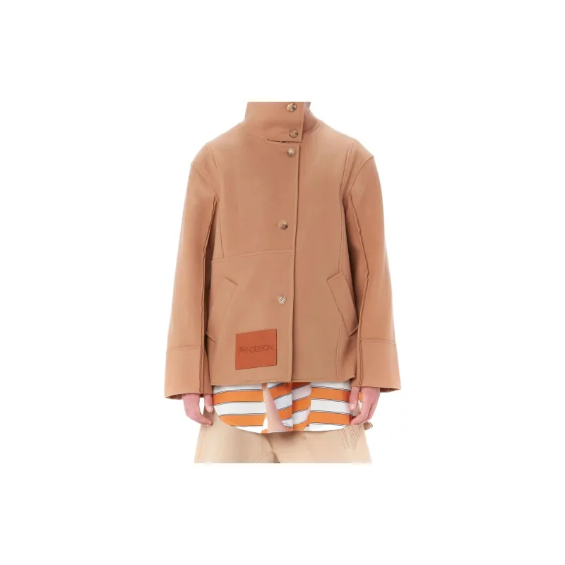 JW Anderson Coats Women's Camel Brown-4