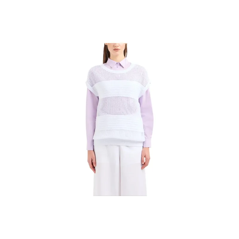 ARMANI EXCHANGEAE Regular T Shirt Women's White-1