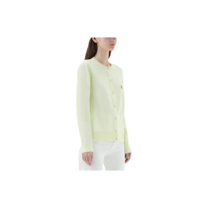Maison Kitsune Sweaters Women's Yellow-4